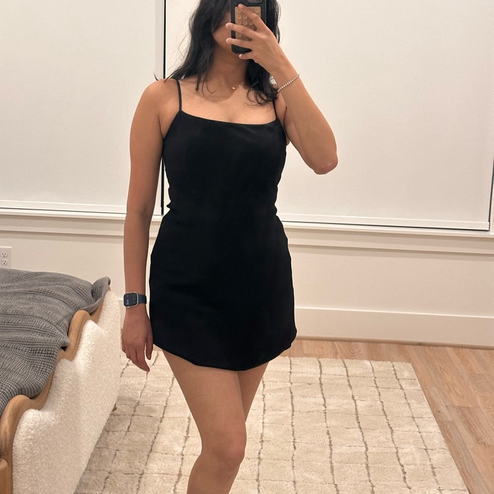 Aritzia Black Mini Dress